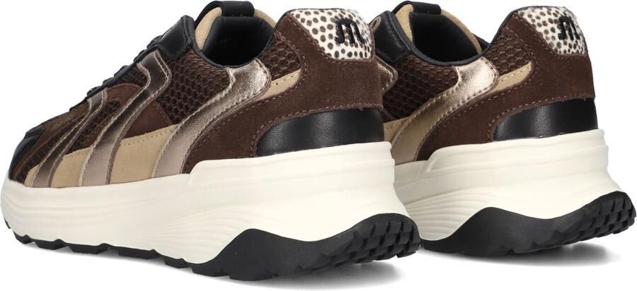 Maruti Dora Sneakers Dames Leren Sneaker Bruin - Foto 3
