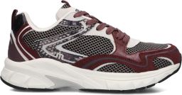 Maruti Novi Leather Bordo Dames sneaker met uitneembaar voetbed