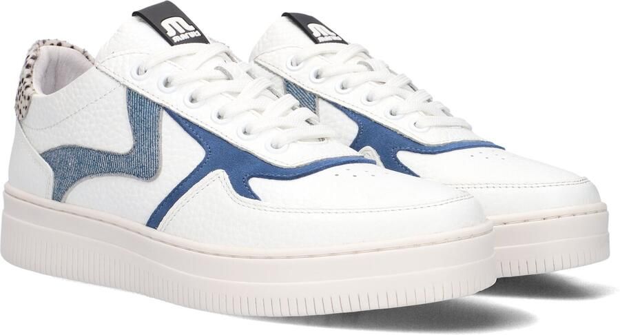 Maruti Witte lage sneakers met ponyhaar en suède - Foto 2