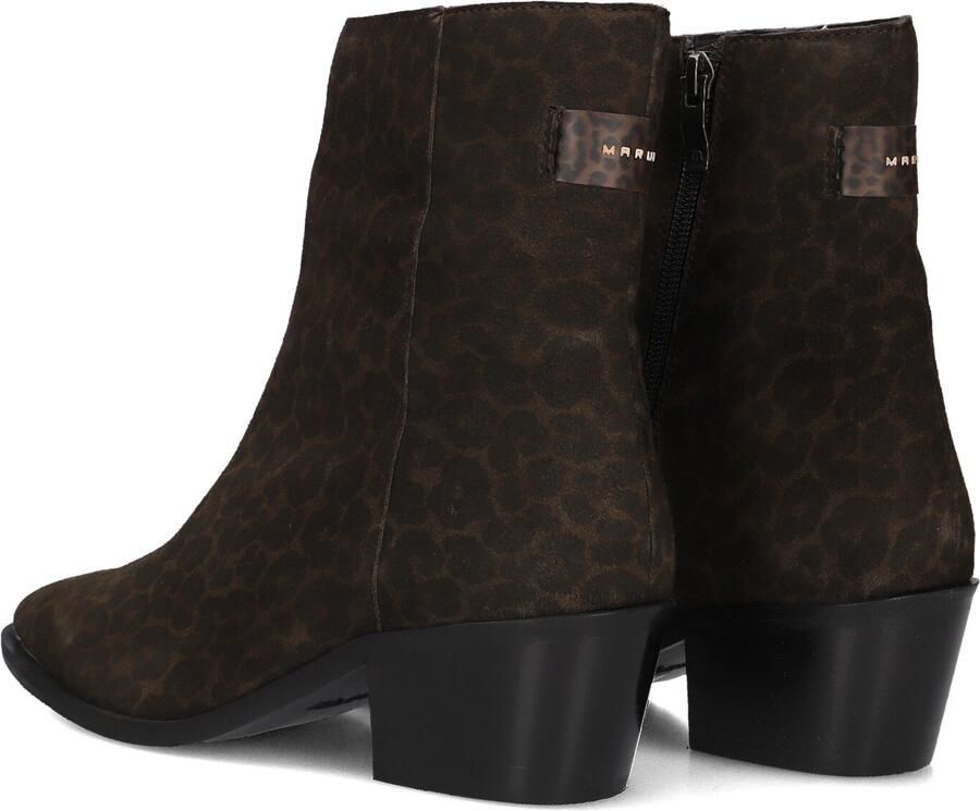 Maruti Maria Enkellaarsjes Enkelboots met rits Dames Bruin - Foto 3
