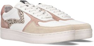 Maruti Momo Leather White Pink Beig Lage sneakers