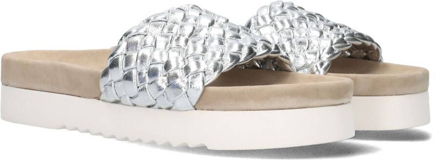 Maruti Billy Slippers leather Silver