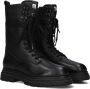 Maruti Remy leren veterboots zwart Leer Veterboots Dames - Thumbnail 1