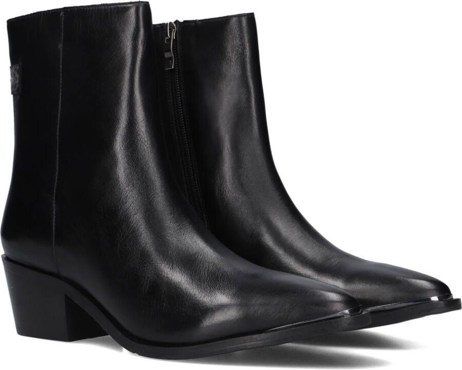Maruti Maria Enkellaarsjes Enkelboots met rits Dames Zwart
