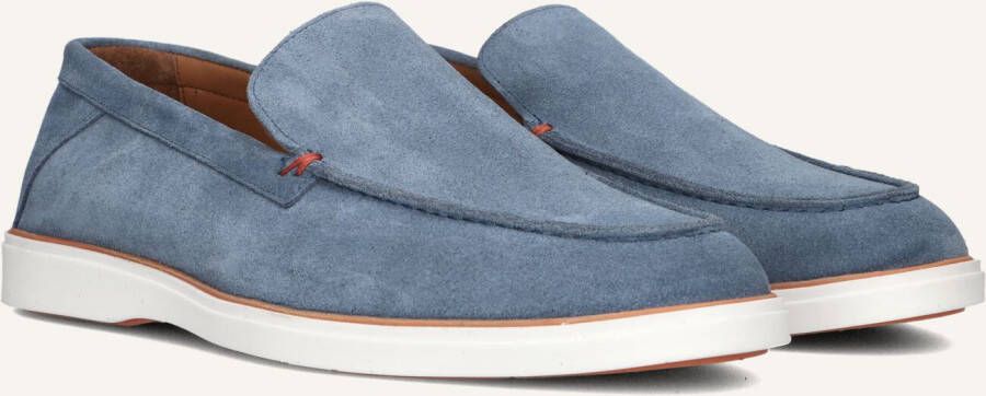 MAZZELTOV Loafers Heren 6118 Maat: 42 Materiaal: Suède Kleur: Lichtblauw