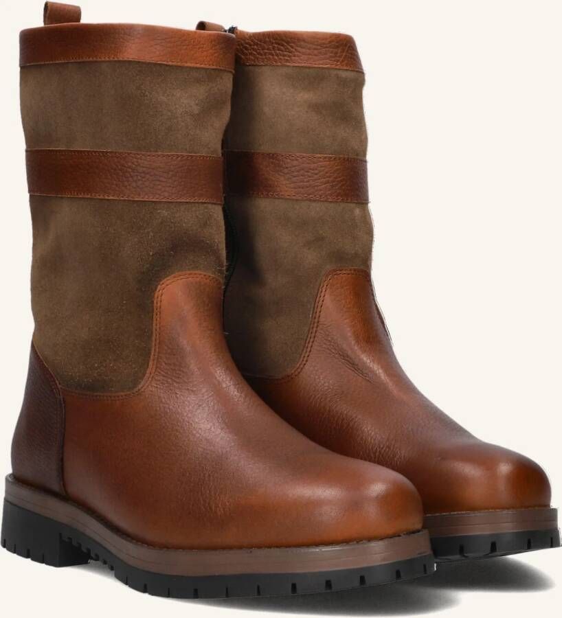 Mazzeltov Mario-32 Enkelboots Enkellaarsjes Heren Bruin