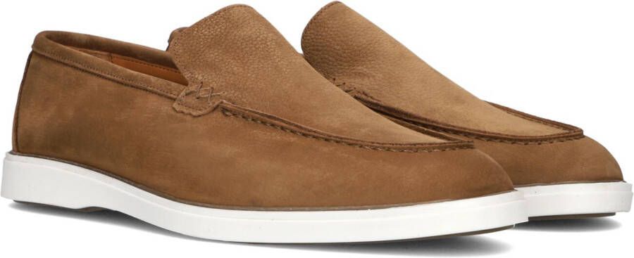 MAZZELTOV Loafers Heren 6121 Maat: 43 Materiaal: Nubuck Kleur: Cognac