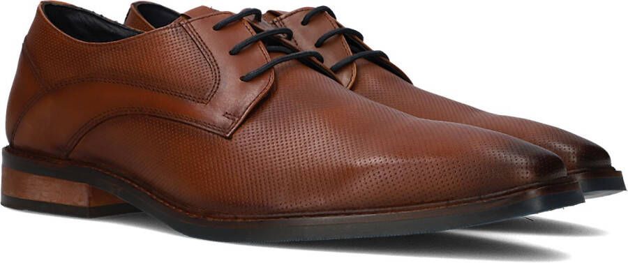 Bruin Tinten Enzo Nette schoenen Veterschoenen Heren Cognac