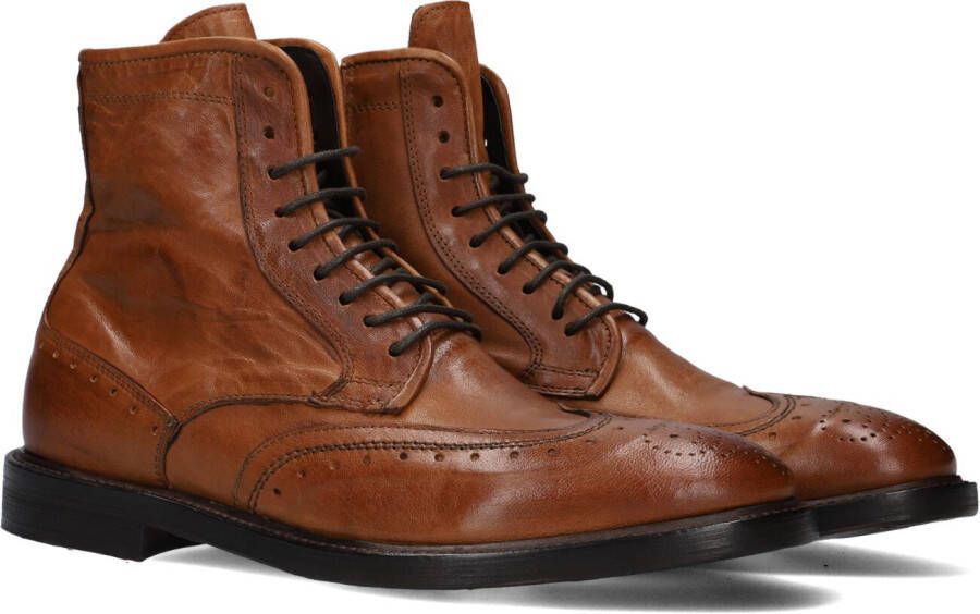 Bruin Tinten 4517 Me Veterboots Laarzen Met Veters Heren Cognac