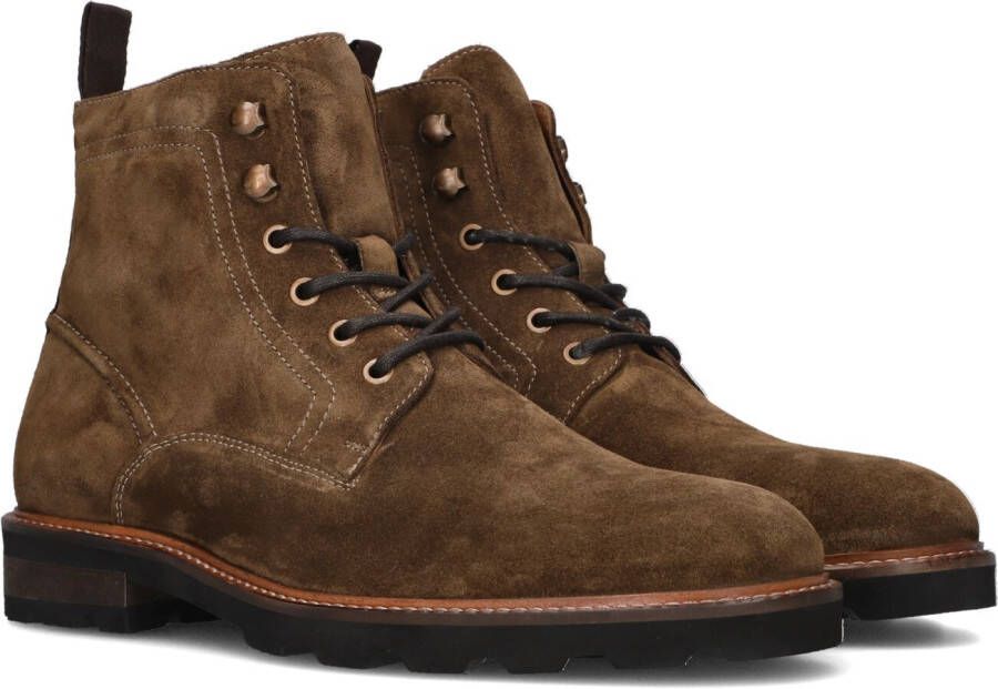 Mazzeltov 90002 Veterboots Laarzen Met Veters Heren Cognac