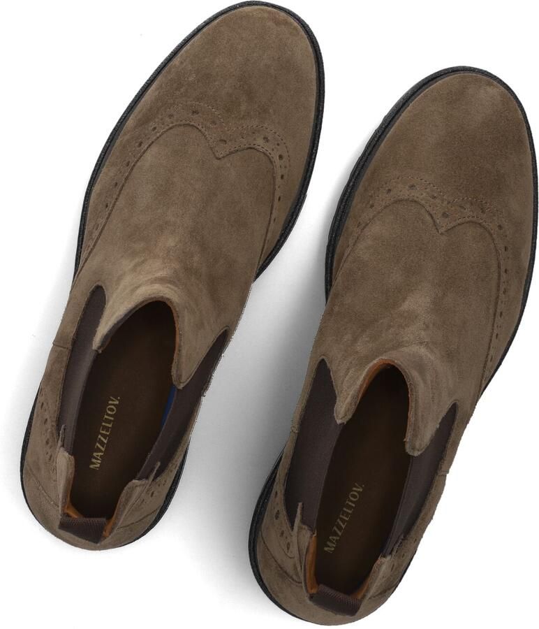 Mazzeltov Beige Chelsea Boots voor Heren