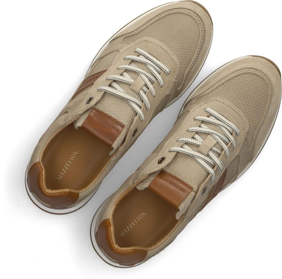 Mazzeltov Heren Lage sneakers Madrid Beige Textiel - Foto 3