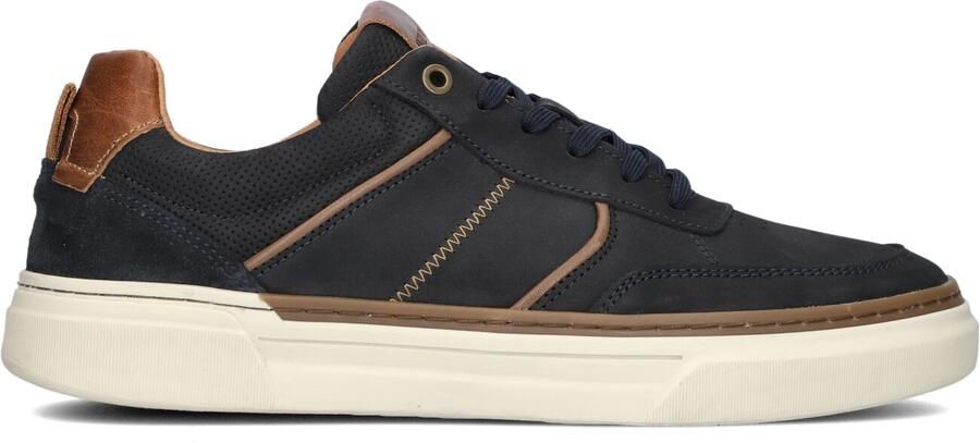 Mazzeltov Rome Sneakers Nubuck Heren Donkerblauw