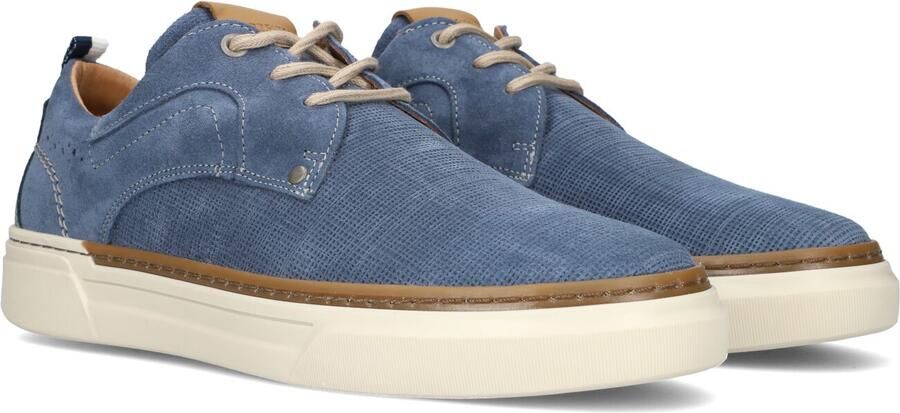 Mazzeltov Heren Lage sneakers Rome Blauw Suède