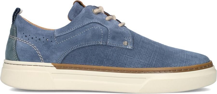 Mazzeltov Heren Lage sneakers Rome Blauw Suède