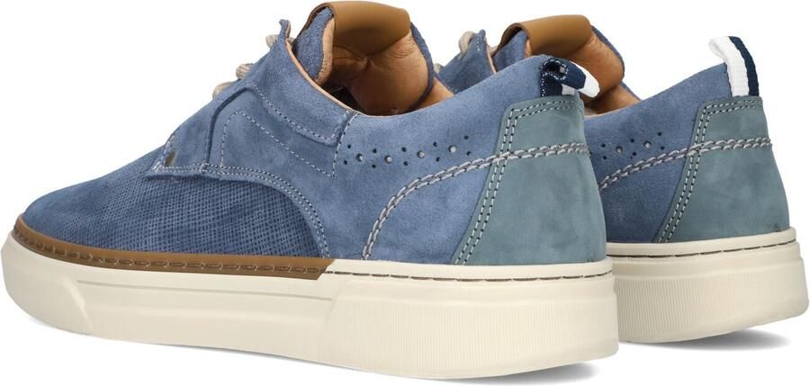 Mazzeltov Heren Lage sneakers Rome Blauw Suède - Foto 2