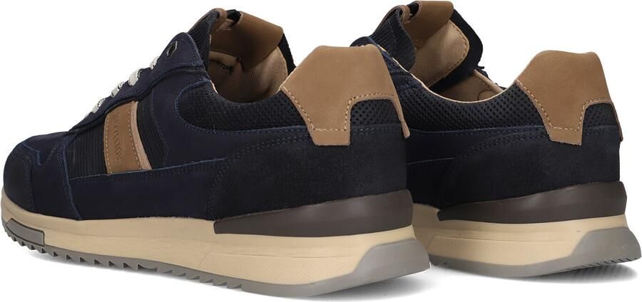 Mazzeltov Zagreb Sneakers Heren Leren Sneaker Blauw - Foto 3