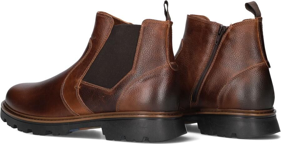 MAZZELTOV Chelsea Boots Heren 550030 Maat: 40 Materiaal: Leer Kleur: Cognac - Foto 4