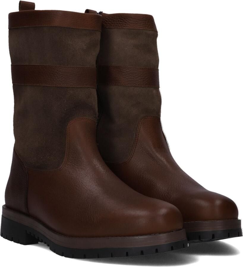 Mazzeltov Mario-32 Enkelboots Enkellaarsjes Heren Bruin