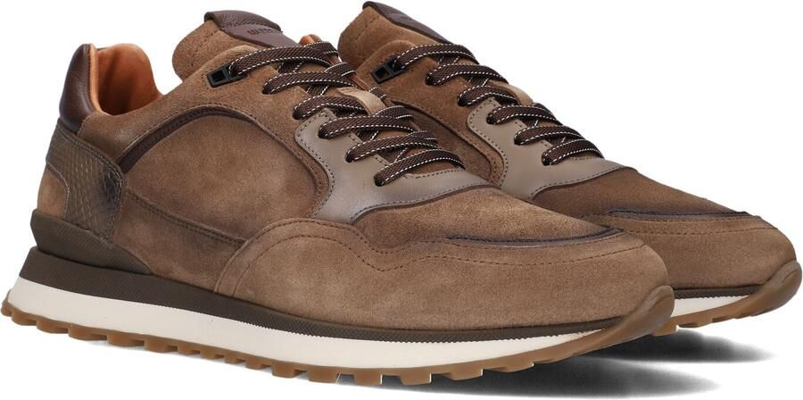 Mazzeltov Beige Suède Leren Sneakers