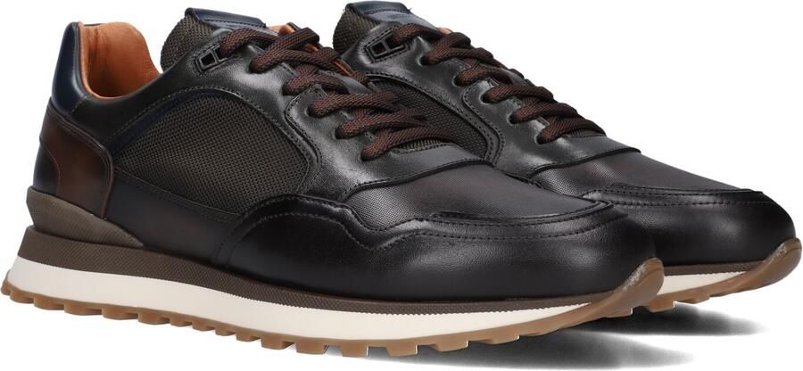 Mazzeltov 13835 Sneakers Heren Leren Sneaker Bruin