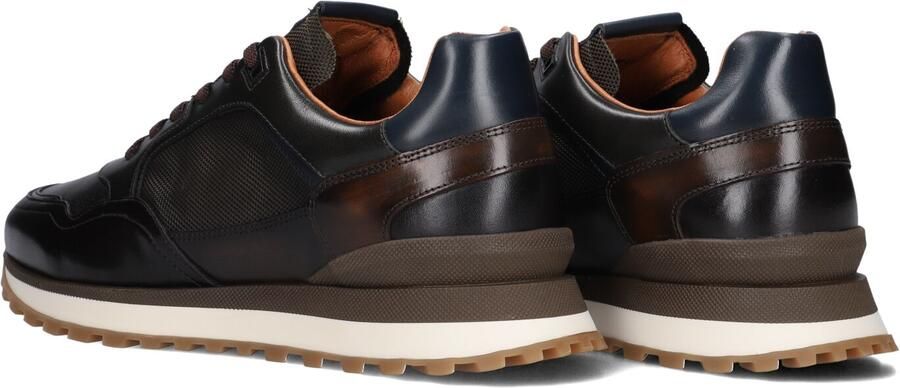 Mazzeltov 13835 Sneakers Leren Sneaker Dames Bruin - Foto 5
