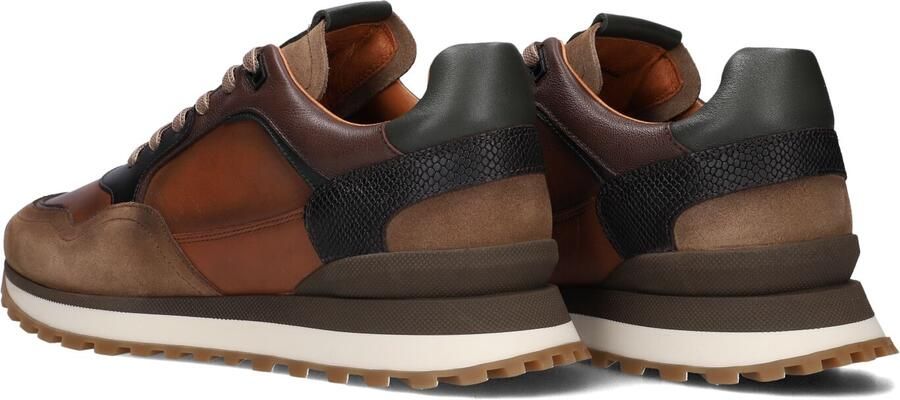 Mazzeltov 13835 Sneakers Heren Leren Sneaker Cognac - Foto 5