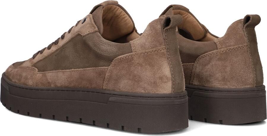 Mazzeltov Ivar-18 Sneakers Heren Leren Sneaker Bruin - Foto 3
