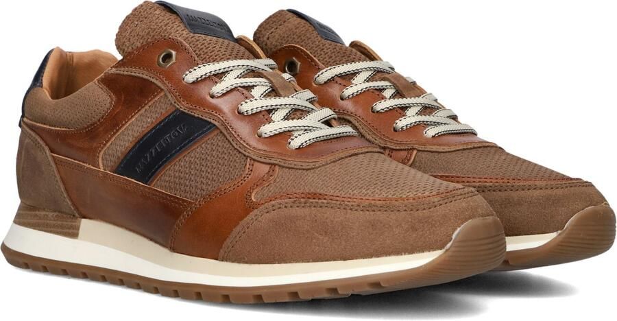 Mazzeltov Madrid Sneakers Leer Heren Bruin