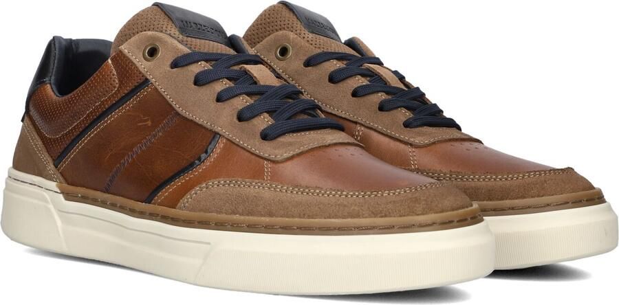 Mazzeltov Rome Sneakers Leer Heren Bruin