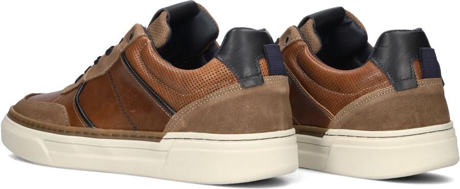Mazzeltov Rome Sneakers Leer Heren Bruin - Foto 3