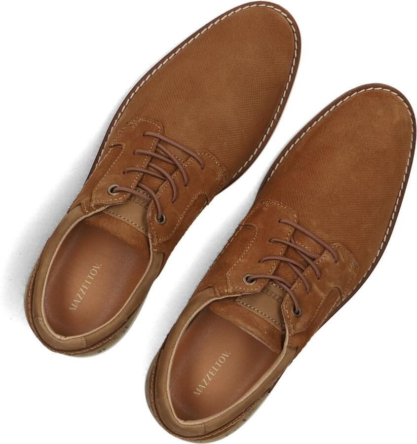 Mazzeltov Heren Lage sneakers Viena Camel Textiel - Foto 2