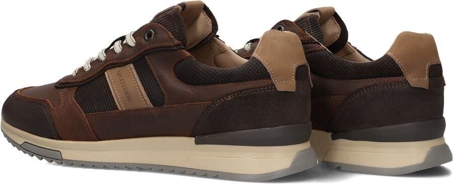 Mazzeltov Zagreb Sneakers Heren Leren Sneaker Bruin - Foto 3