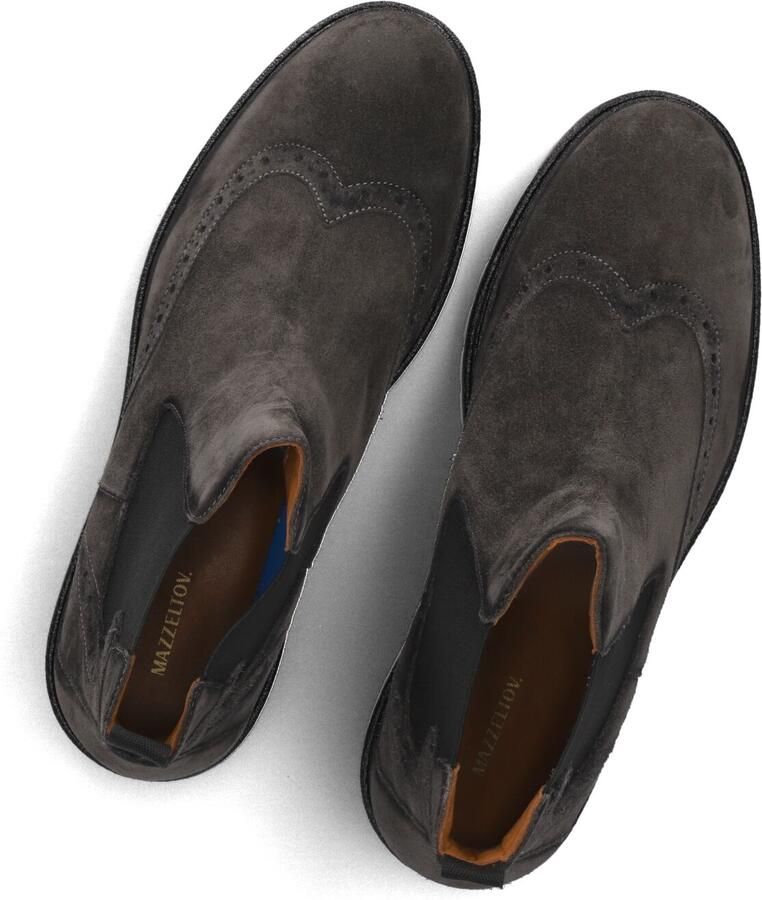 Mazzeltov Grijze Chelsea Boots voor Heren