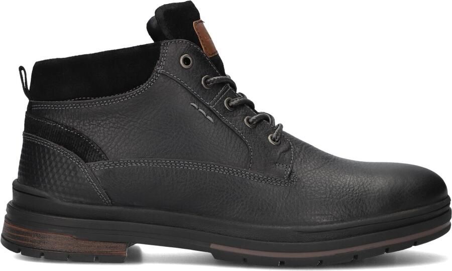 MAZZELTOV Zwarte Veterschoenen Art-mab010937