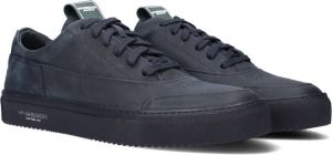McGregor Heren Sneakers Blauw Lage Sneakers Suède Veters