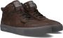 McGregor Heren Sneakers Bruin Hoge Sneakers Leer Veters - Thumbnail 1