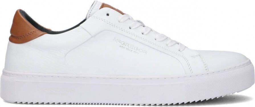 McGregor Heren Sneakers Wit Lage Sneakers Leer Veters