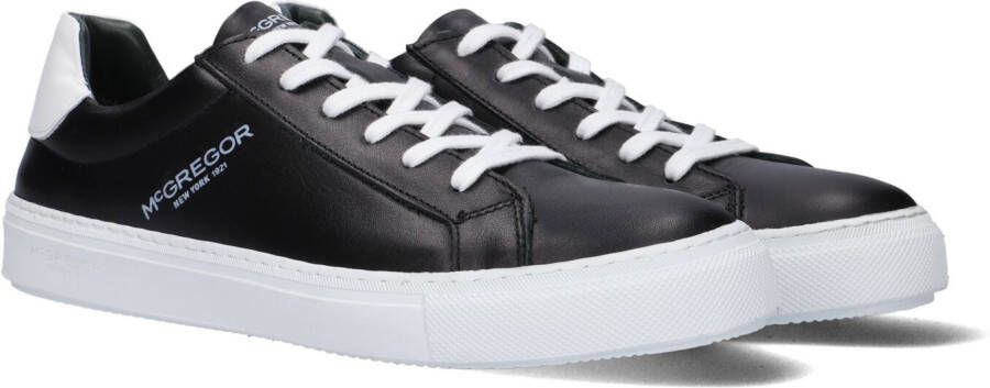 McGregor Heren Sneakers Zwart Lage Sneakers Leer Veters