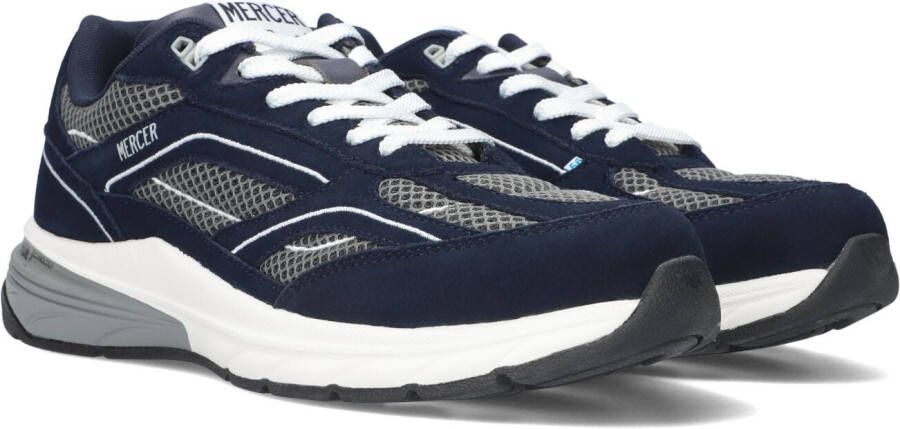 Mercer Amsterdam Heren Hardloopschoenen Grijs Blauw Wit Blue Heren