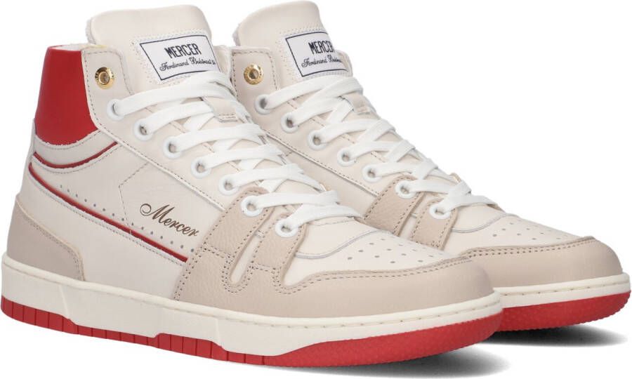 MERCER AMSTERDAM Hoge Sneakers Dames The Brooklyn High Maat: 37 Materiaal: Leer Kleur: Wit