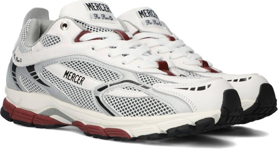 Mercer Amsterdam Witte Mesh Running Sneakers The Re-Run White Heren