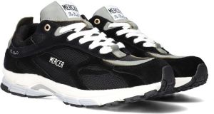 Mercer Amsterdam Zwarte Lage Sneakers The Re-run Men