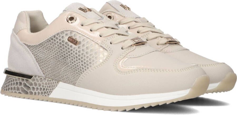 Mexx Beige Lage Sneakers Fleur