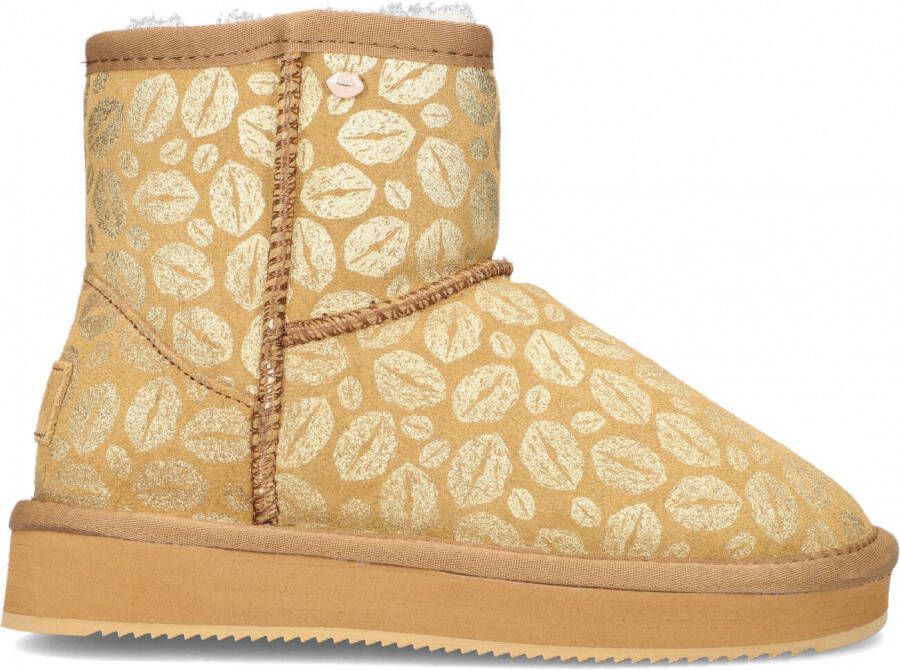 Mexx House Shoes Mid Bobby Jane Beige Goud Meisjes Kleding House Shoes
