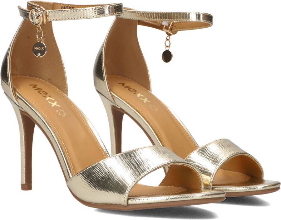 Mexx Leyla Paisley Heeled Sandal Gold Dames