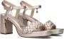 Mexx Heeled Sandalen Lewy Dames Goud - Thumbnail 1