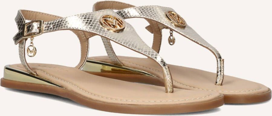 Mexx Gouden Reptielenprint Sandalen