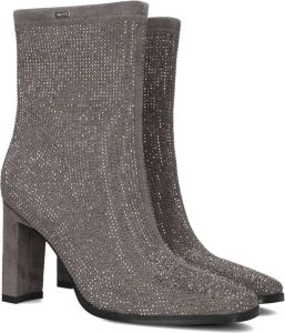Mexx Heeled Enkellaarzen Mandy Dames Grijs