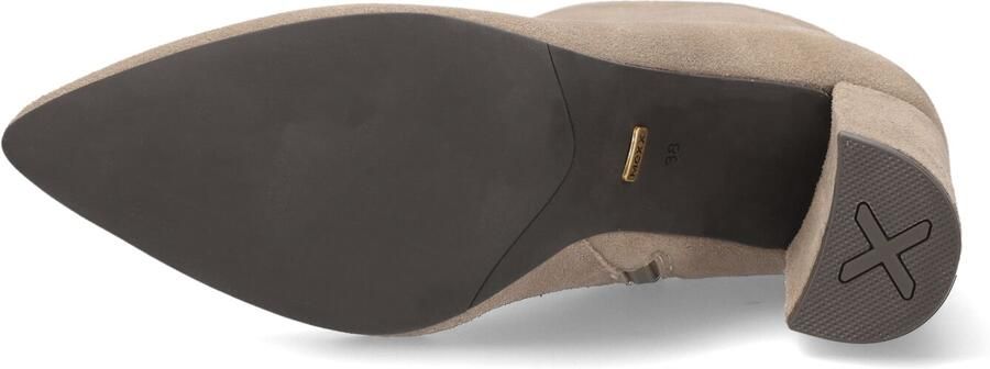 Mexx Vida Indy Enkellaarsjes Enkelboots met rits Dames Zand - Foto 4